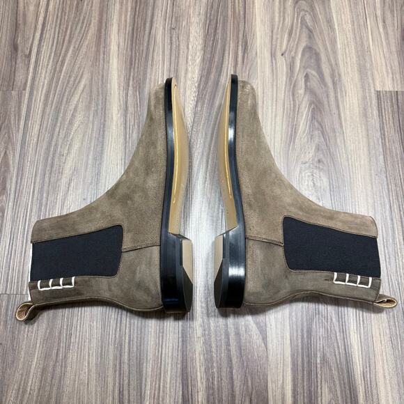 $1000+ JW Anderson Chocolate Brown Suede Chelsea Loafer Boots EU 43 main image 7